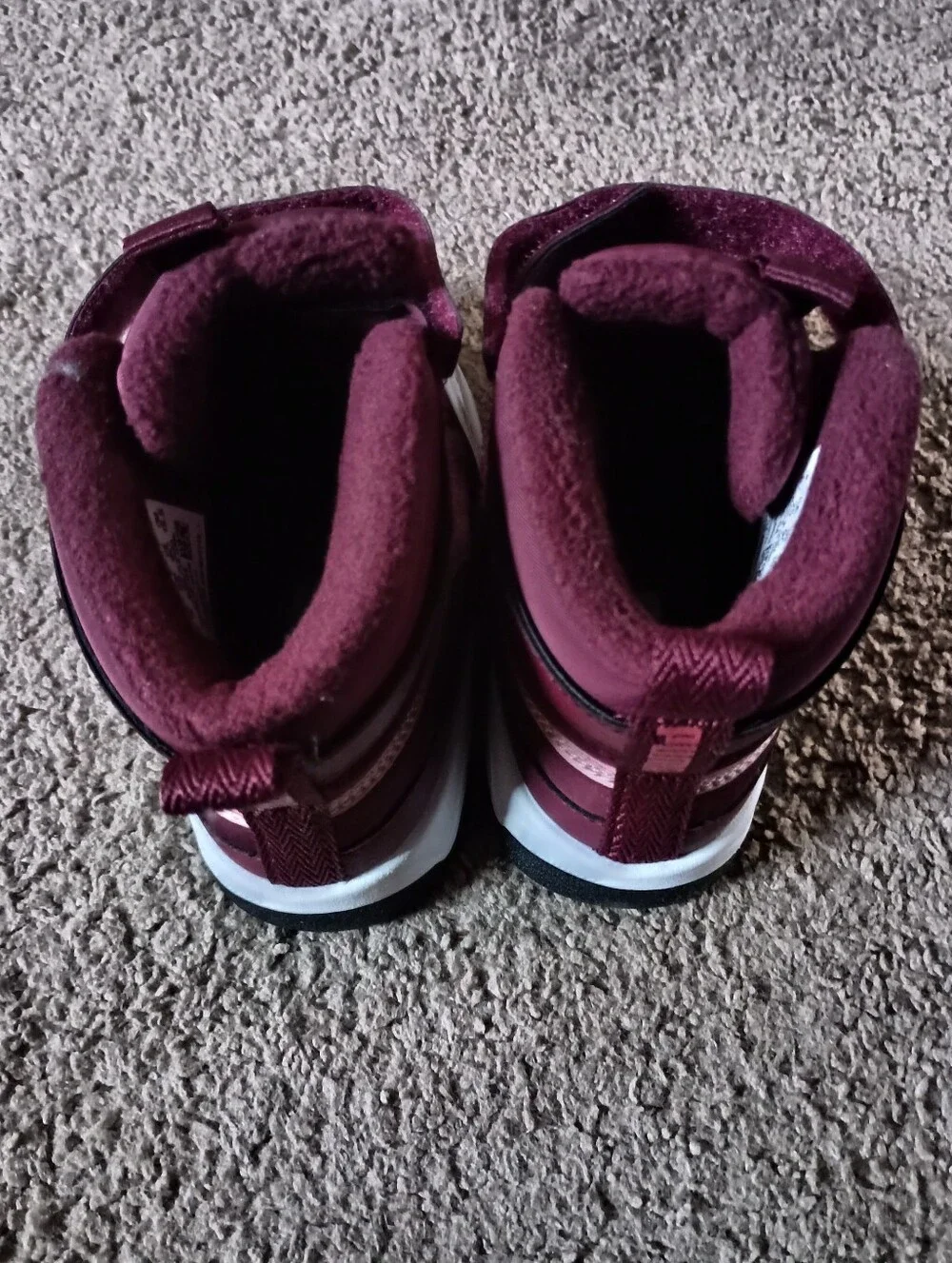 Puma Evolve Puretex Boots Toddler Sz 9 Girls Burgundy BRAND NEW WITH BOX NO LID
